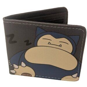 Snorlax Pokémon PU Leather Bifold Wallet Anime Card Holder
